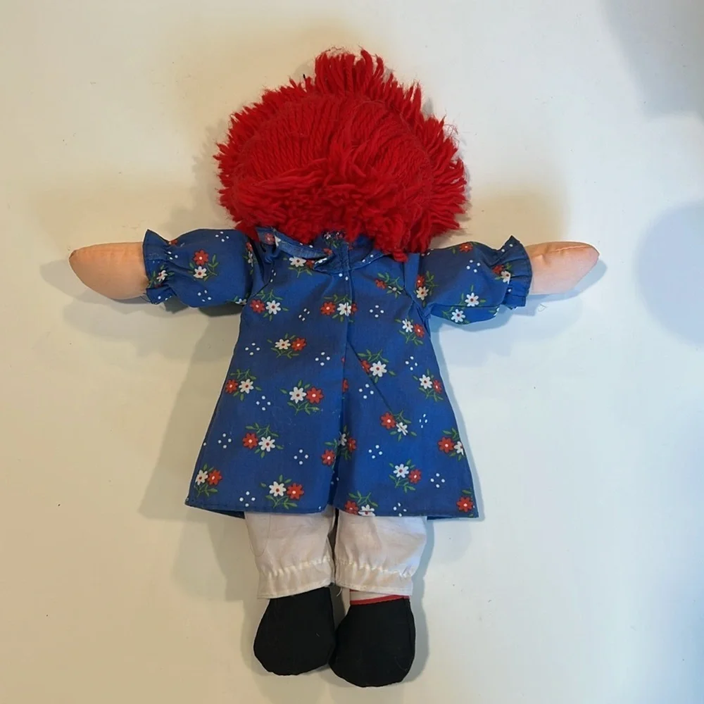 Playskool‎ - raggedy Ann, 12” blue dress, 80s